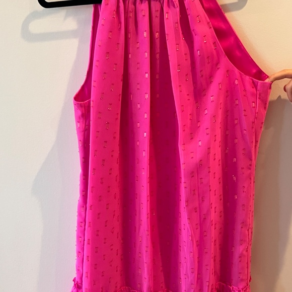 Trina Turk pink sparkle halter - Picture 3 of 4